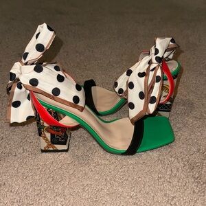 Fun printed heels